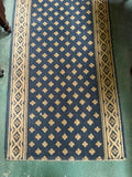 Very Long Blue Runner Carpet 6.5 Metre x 69 CM