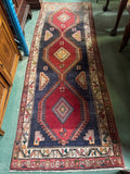 Geometric Shapes Red & Blue Carpet 315 Cm x 110 CM