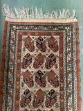 Brown & Patterened Runner Carpet 350 CM x 76 CM