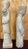 Pair of Chinese Jade Statues