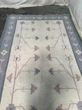 Blue & Light Coloured Carpet 273cm x 189 cm