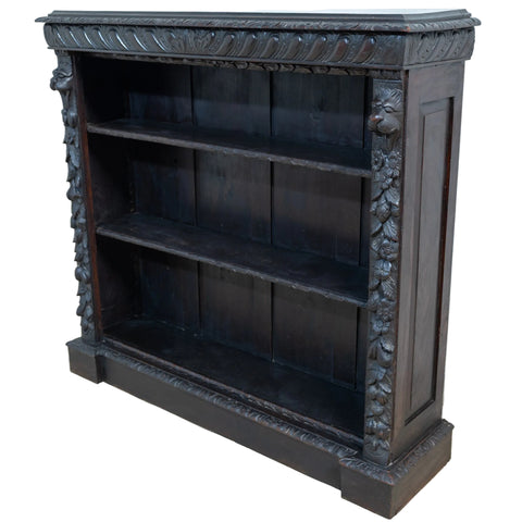 Jacobean Revival Victorian Ebonised Bookcase for sale in cape town. Furniture store.