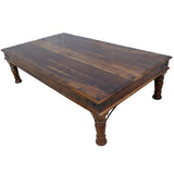 Large Indonesian Style Solid Mango Wood Coffee Table for sale in cape town. Furniture shop. Secondhand furniture.