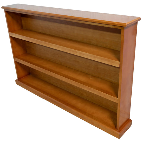 Long Solid Cherrywood Bookcase for sale in cape town. Furniture store. Mid century furniture available too.