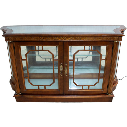 Mahogany & Glass Display Cabinet