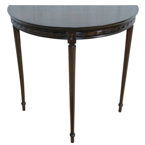 Mahogany Half Moon Table for sale in cape town. Furniture store.
