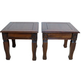 Meranti Square Side Tables for sale in cape town. Furniture dealer.
