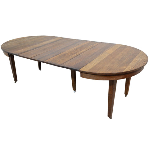 Oak Extension Dining Table for sale in cape town. Furniture store. Mide century furniture available too.