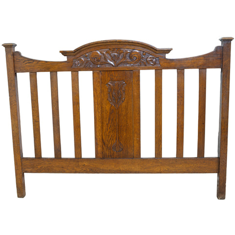 Oak edwardian headboard for sale in cape town south africa. Furniture dealer.