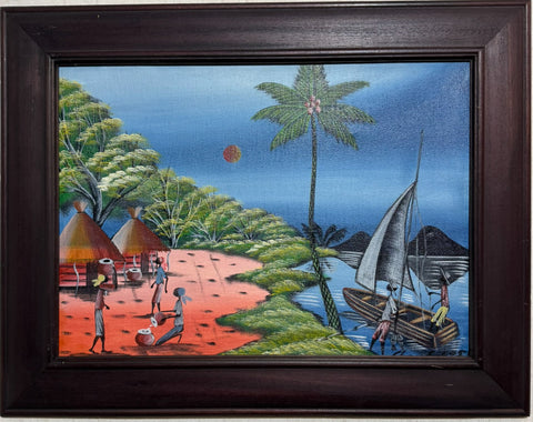 Original Mozambique Scene Artwork for sale in cape town. Paintings available.