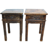 Pair of Antique Wooden Balinese Pedestal Tables for sale in cape town. Furniture store. kists available too.