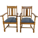 Pair of Oak Armchairs for sale in cape town. Furniture store. Furniture shop.