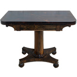 Rosewood Card Table for sale in cape town. Furniture dealer. Furniture store. Second hand furniture. Furniture shop. 	