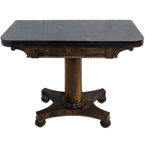 Rosewood Card Table for sale in cape town. Furniture dealer. Furniture store. Second hand furniture. Furniture shop. 	