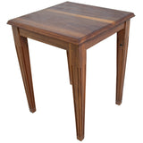 Solid Kiaat Wood Side Table