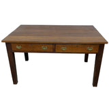 Solid Teak 2 Drawer Table for sale in cape town. Furniture store. Furniture shop.