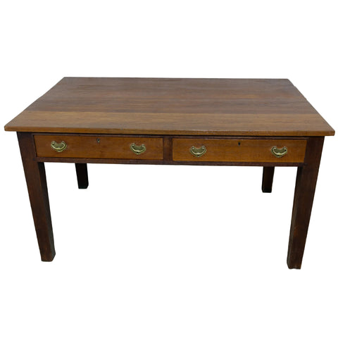 Solid Teak 2 Drawer Table for sale in cape town. Furniture store. Furniture shop.
