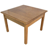 Square Solid Kiaat Wood Coffee Table