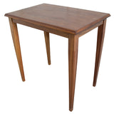 Tall Solid Kiaat Wood Side Table for sale in cape town. Furniture store. secondhand furniture.