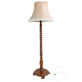 Teak Sugar Barley Twist Standing Lamp for sale in cape town. Furniture store.