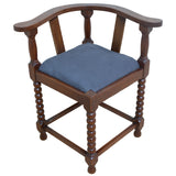 Teak corner chair