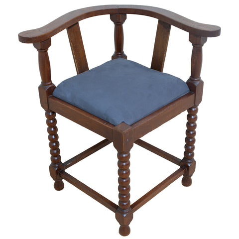 Teak corner chair