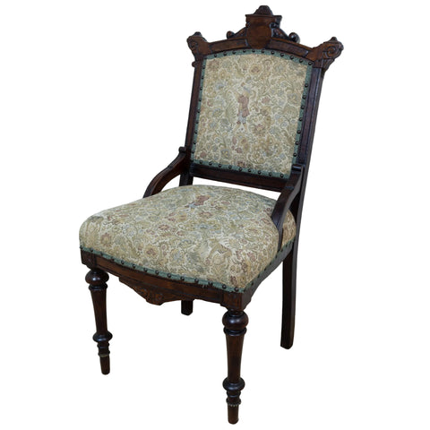 Victorian Eastlake Walnut Parlor Chair for sale in cape town. Furniture store.