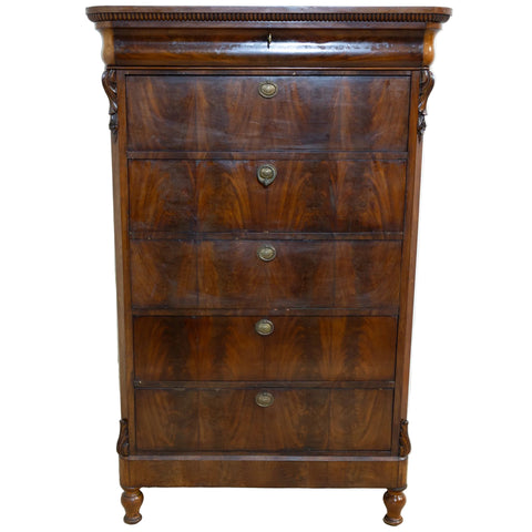 Victorian Mahogany Chest of Drawers for sale in cape town. Furniture store. Furniture shop. 2nd hand furniture.