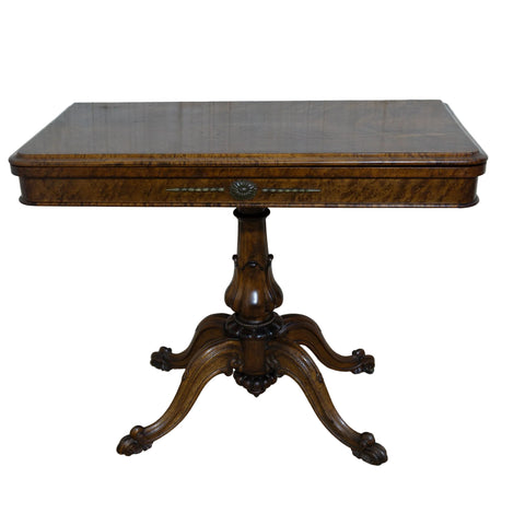 Victorian Maple Card Table for sale in cape town. Furniture store. Furniture shop. 2nd hand furniture.