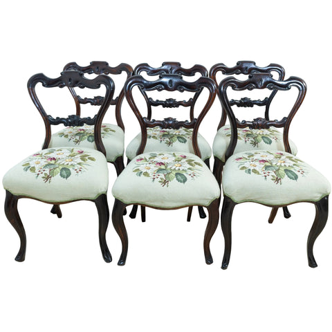 Victorian Rosewood Bustleback Chairs for sale in cape town. Furniture store. Furniture dealer. Furniture shop.