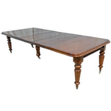 Victorian Solid Mahogany 12-14 Seater Extension Table