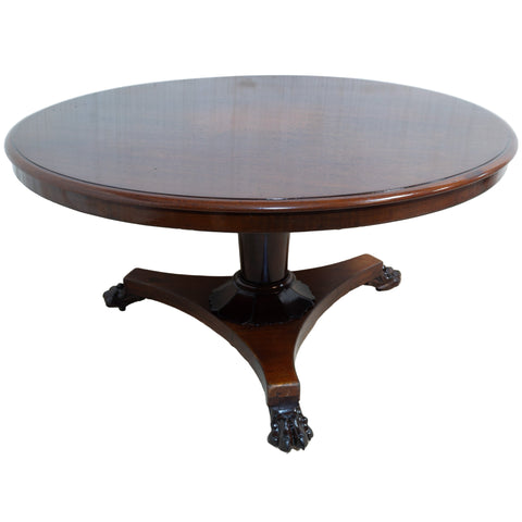 Victorian Solid Mahogany 4-Seater Round Table for sale in cape town. Furniture store. Kists and retro furniture available.