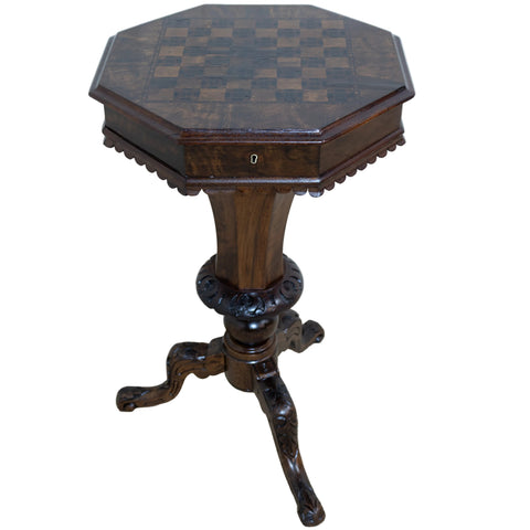 Victorian Walnut Chess Table for sale in cape town. Furniture shop.