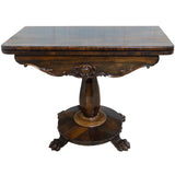 Victorian rosewood card table for sale in cape town. Games tables available too. Antique furniture dealer.
