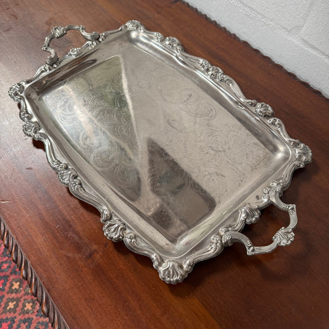 Vintage Silver Tray