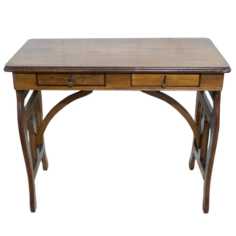 Walnut console table for sla ein cape town. second hand furniture dealer. cottage and other furniture.