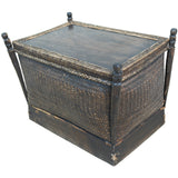 Wicker and Wooden Chest for sale in cape town. Furniture store.