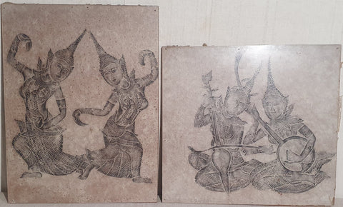 Old Hindu Apsara Artworks